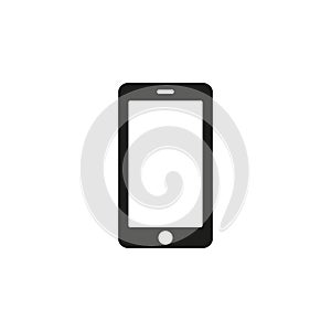 Smartphone icon on white background