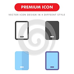 Smartphone icon pack isolated on white background. for your web site design, logo, app, UI. Vector graphics illustration and