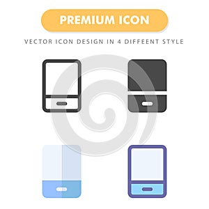 Smartphone icon pack isolated on white background. for your web site design, logo, app, UI. Vector graphics illustration and