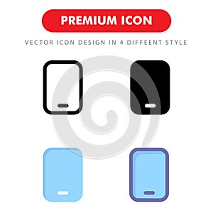 Smartphone icon pack isolated on white background. for your web site design, logo, app, UI. Vector graphics illustration and