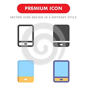 Smartphone icon pack isolated on white background. for your web site design, logo, app, UI. Vector graphics illustration and