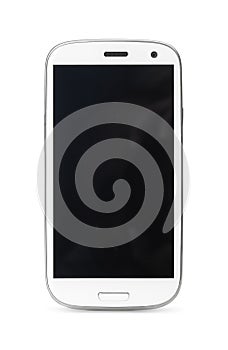 Smartphone isolated on white background