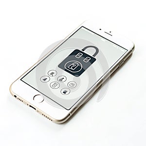 Smartphone Lock Security Icon