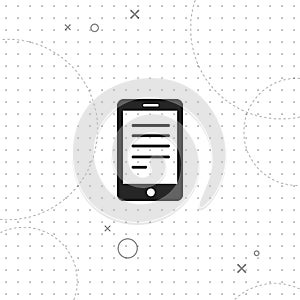 Smartphone, mobile, vector best flat icon