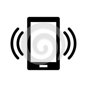 Smartphone network signal icon flat vector illustration design