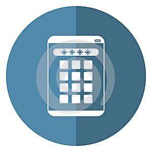 Smartphone password security system technology shadow