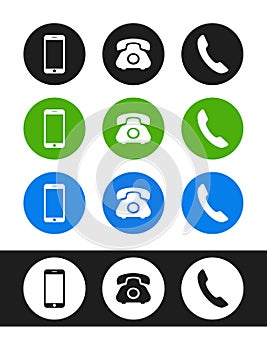 Smartphone, phone, handset icon.