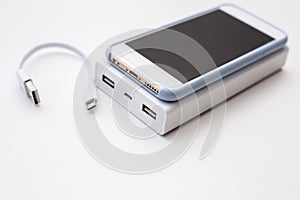 Smartphone and power bank concept