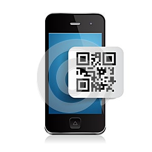 Smartphone and qr code label