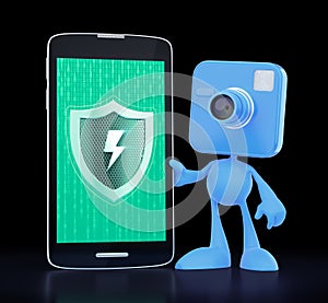 Smartphone`s Camera Under Protection