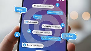 Onversation includes phrases like Hello How can I help you today