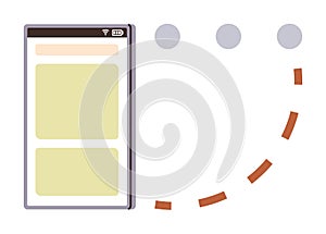 Mobile Interface with Messaging Concept and Communication Path