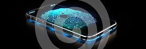 Smartphone Security A Smartphone Digital Identity And Cybersecurity Concept For Personal Banking Inv