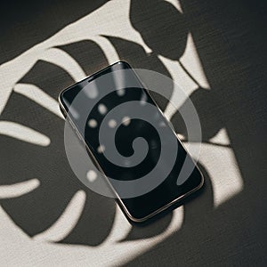 A smartphone with a silver frame