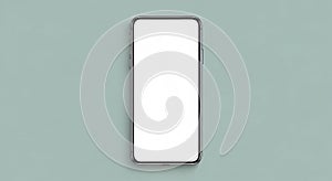 A smartphone with a sleek design