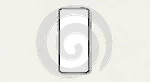 A smartphone with a sleek, modern