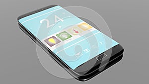 Smartphone with smart home remote control screen