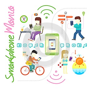 Smartphone and Social Media Mania