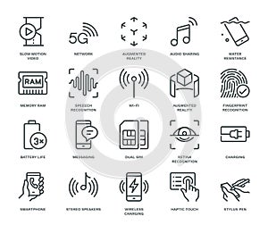 Smartphone Specification Icons