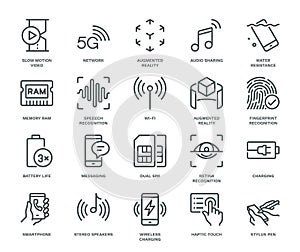 Smartphone Specification Icons photo