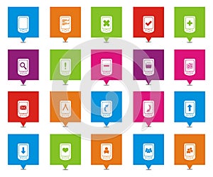 Smartphone square pointers