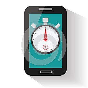 Smartphone stopwatch timer