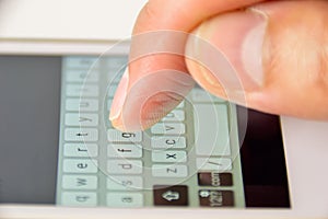 Smartphone Textingtyping Mensaje photo