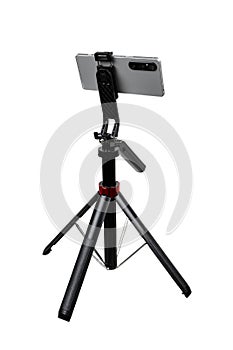 Smartphone Tripod with Adjustable Mount and Bluetooth Shutter