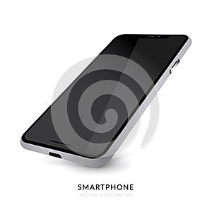 Smartphone. Vector illustration with mordern device photo