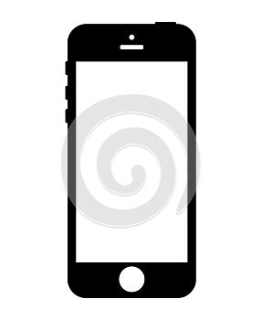 Smartphone vector illustration on white background