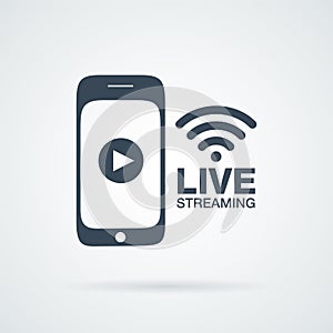 Smartphone video line streaming