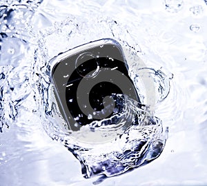 Smartphone in the Water photo
