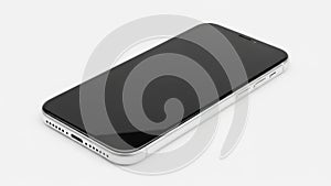 Smartphone on White Background