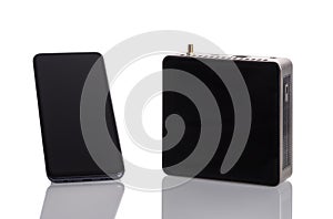 Smartphone and wireless hotspot for helium token mining