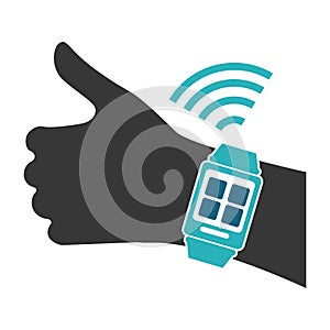 Smartwatch digital accesory icon image