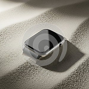 Smartwatch on Textured Fabric