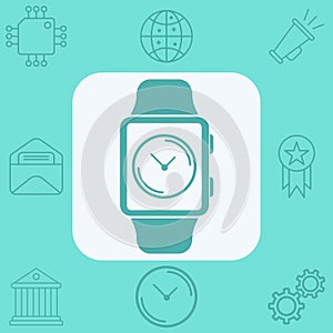 Smartwatch vector icon sign symbol