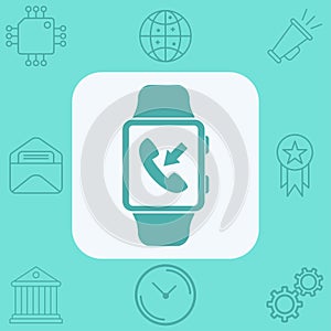 Smartwatch vector icon sign symbol