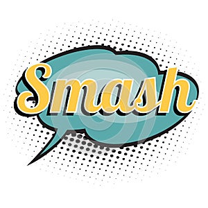 Smash comic word