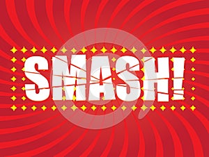SMASH! comic word