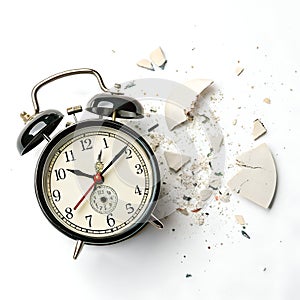 Smashed Alarm Clock