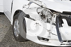 Smashed Car Headlight