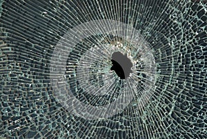 Smashed glass