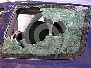 Smashed window