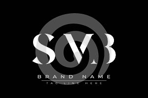 SMB abstract letter logo design