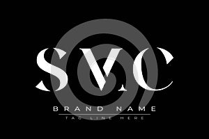 SMC abstract letter logo design