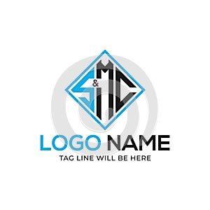 SMC Letter Logo Design
