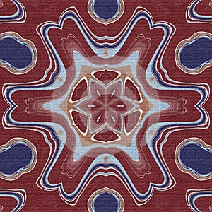 Abstract Geometric Pattern in Earth Tones