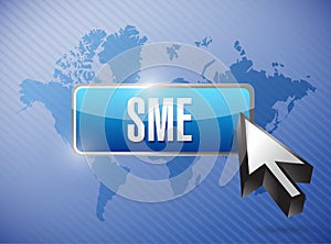 Sme button illustration design