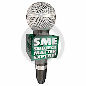 SME Subject Matter Expert Microphone